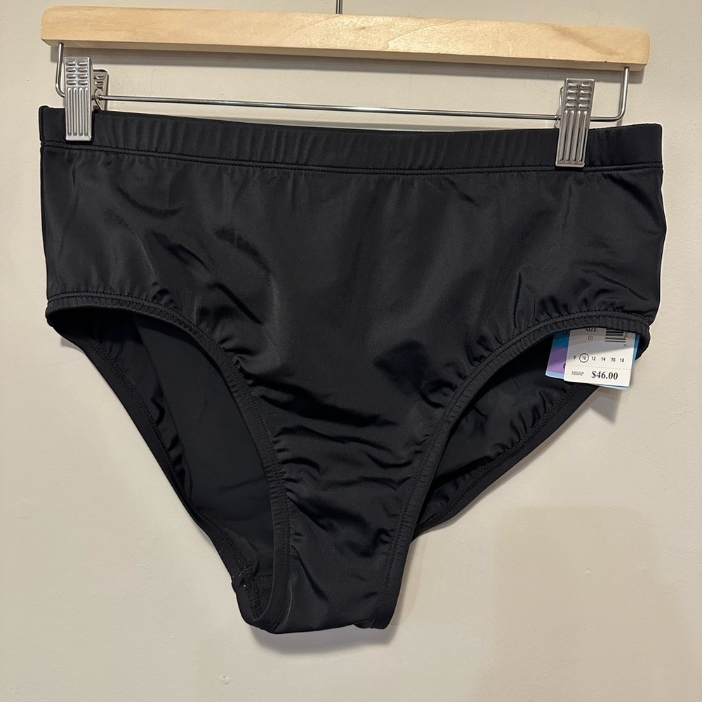 NWT Swim Solutions Women's Basic Brief Bottoms Size 10 - Picture 4 of 9